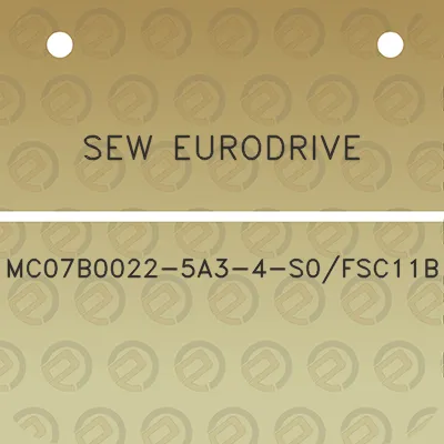 sew-eurodrive-mc07b0022-5a3-4-s0fsc11b