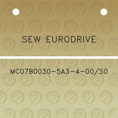 sew-eurodrive-mc07b0030-5a3-4-00s0