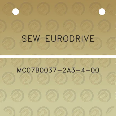 sew-eurodrive-mc07b0037-2a3-4-00