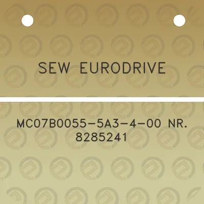 sew-eurodrive-mc07b0055-5a3-4-00-nr-8285241