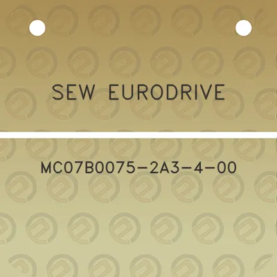 sew-eurodrive-mc07b0075-2a3-4-00