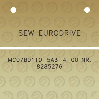 sew-eurodrive-mc07b0110-5a3-4-00-nr-8285276