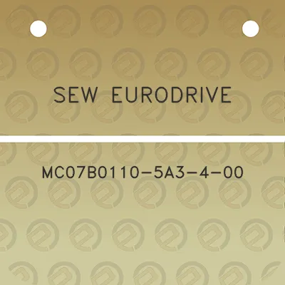 sew-eurodrive-mc07b0110-5a3-4-00