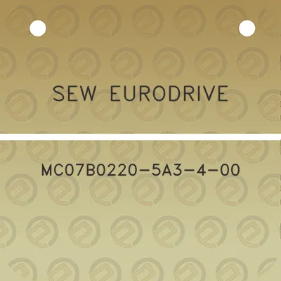 sew-eurodrive-mc07b0220-5a3-4-00