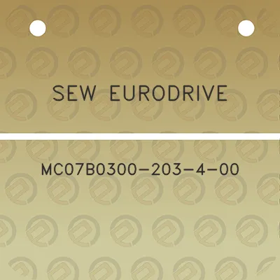 sew-eurodrive-mc07b0300-203-4-00