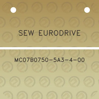 sew-eurodrive-mc07b0750-5a3-4-00