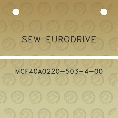 sew-eurodrive-mcf40a0220-503-4-00