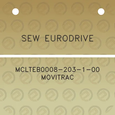 sew-eurodrive-mclteb0008-203-1-00-movitrac