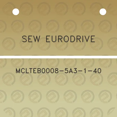 sew-eurodrive-mclteb0008-5a3-1-40