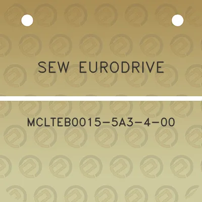 sew-eurodrive-mclteb0015-5a3-4-00