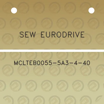 sew-eurodrive-mclteb0055-5a3-4-40