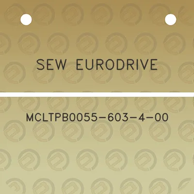 sew-eurodrive-mcltpb0055-603-4-00