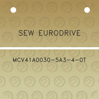 sew-eurodrive-mcv41a0030-5a3-4-0t