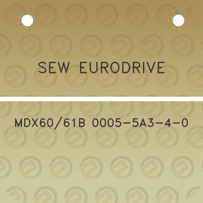 sew-eurodrive-mdx6061b-0005-5a3-4-0