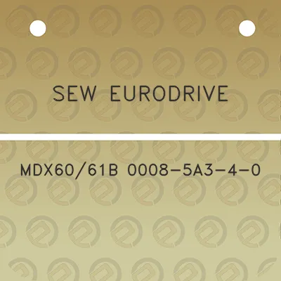 sew-eurodrive-mdx6061b-0008-5a3-4-0