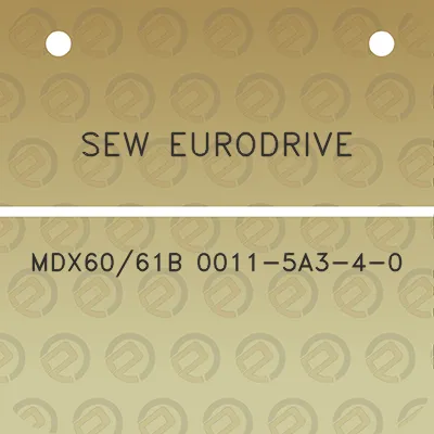 sew-eurodrive-mdx6061b-0011-5a3-4-0