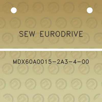 sew-eurodrive-mdx60a0015-2a3-4-00