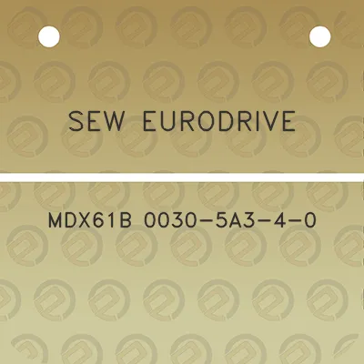 sew-eurodrive-mdx61b-0030-5a3-4-0