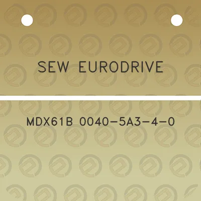 sew-eurodrive-mdx61b-0040-5a3-4-0