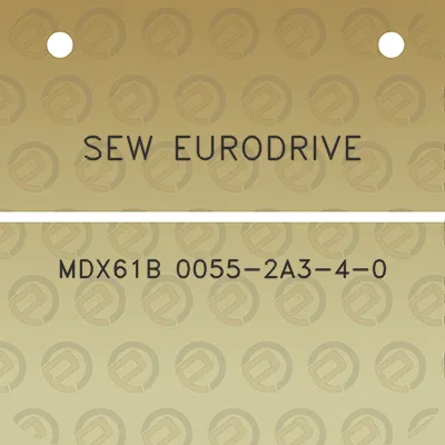 sew-eurodrive-mdx61b-0055-2a3-4-0