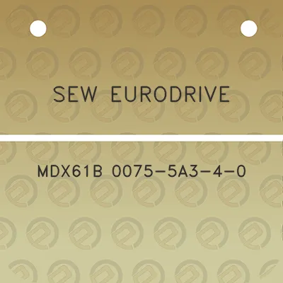 sew-eurodrive-mdx61b-0075-5a3-4-0