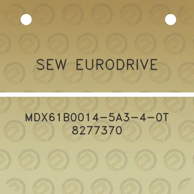 sew-eurodrive-mdx61b0014-5a3-4-0t-8277370