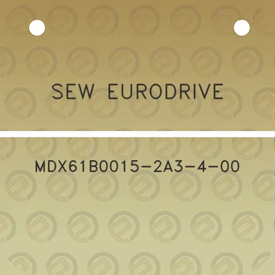 sew-eurodrive-mdx61b0015-2a3-4-00