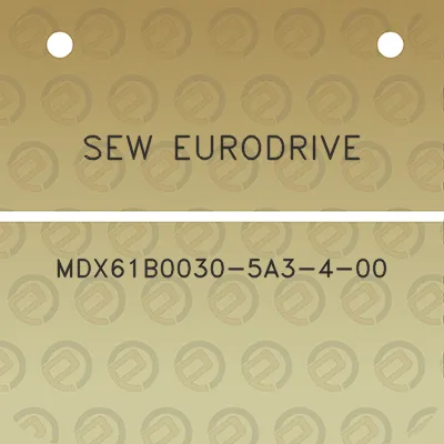 sew-eurodrive-mdx61b0030-5a3-4-00