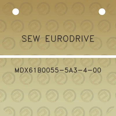 sew-eurodrive-mdx61b0055-5a3-4-00