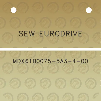 sew-eurodrive-mdx61b0075-5a3-4-00