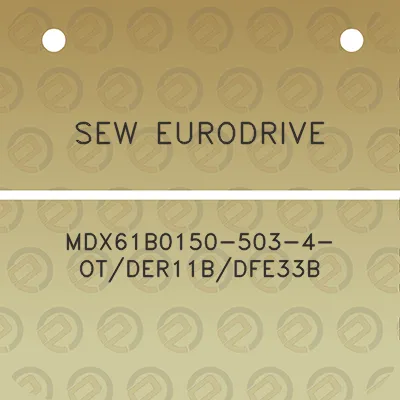 sew-eurodrive-mdx61b0150-503-4-otder11bdfe33b