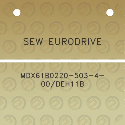 sew-eurodrive-mdx61b0220-503-4-00deh11b