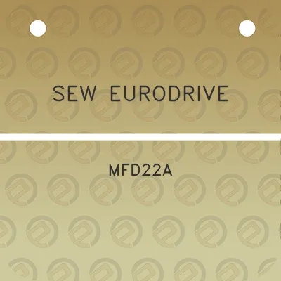 sew-eurodrive-mfd22a