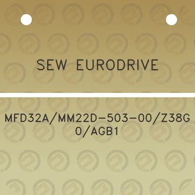 sew-eurodrive-mfd32amm22d-503-00z38g-0agb1