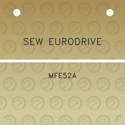 sew-eurodrive-mfe52a