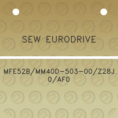 sew-eurodrive-mfe52bmm40d-503-00z28j-0af0