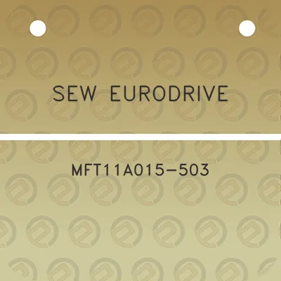 sew-eurodrive-mft11a015-503