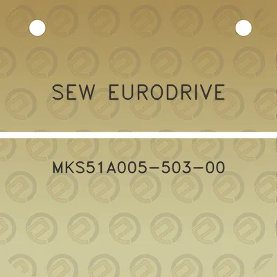 sew-eurodrive-mks51a005-503-00