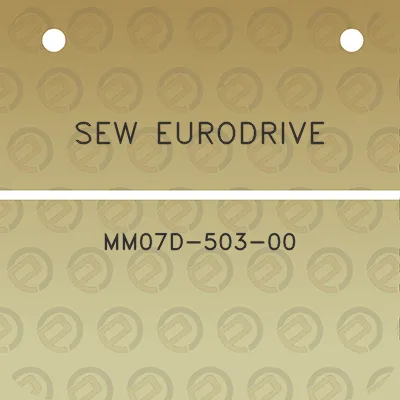 sew-eurodrive-mm07d-503-00