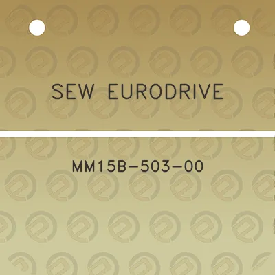 sew-eurodrive-mm15b-503-00