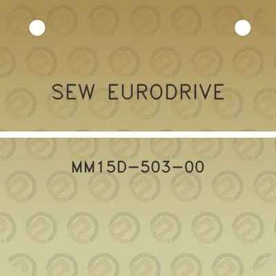 sew-eurodrive-mm15d-503-00