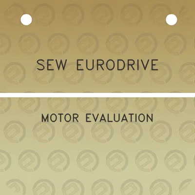 sew-eurodrive-motor-evaluation