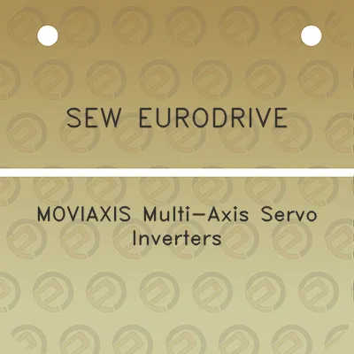 sew-eurodrive-moviaxis-multi-axis-servo-inverters