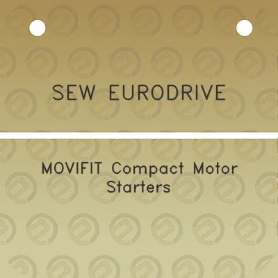 sew-eurodrive-movifit-compact-motor-starters