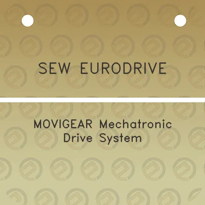 sew-eurodrive-movigear-mechatronic-drive-system