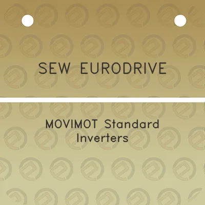 sew-eurodrive-movimot-standard-inverters