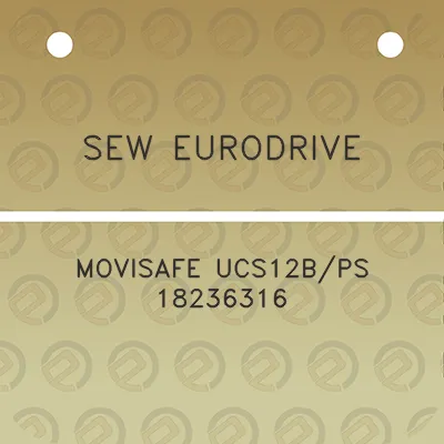 sew-eurodrive-movisafe-ucs12bps-18236316