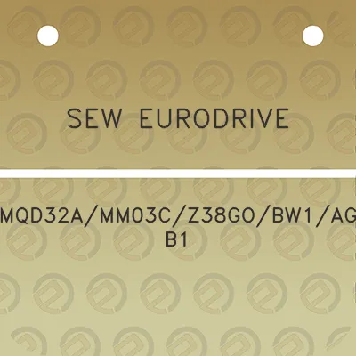 sew-eurodrive-mqd32amm03cz38gobw1agb1