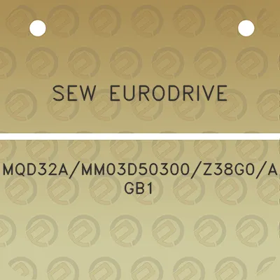 sew-eurodrive-mqd32amm03d50300z38g0agb1