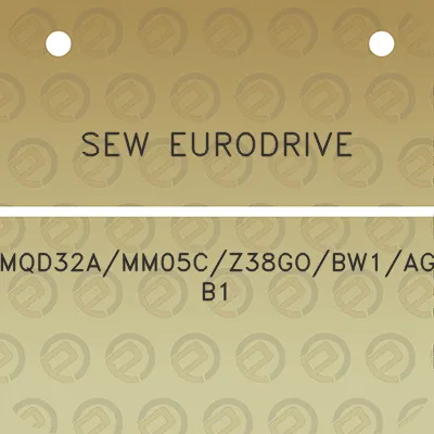 sew-eurodrive-mqd32amm05cz38gobw1agb1